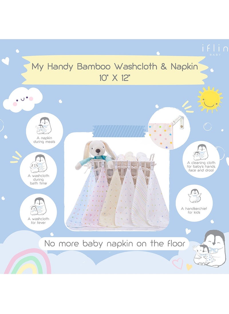 My Handy Bamboo Washcloth & Napkin 10