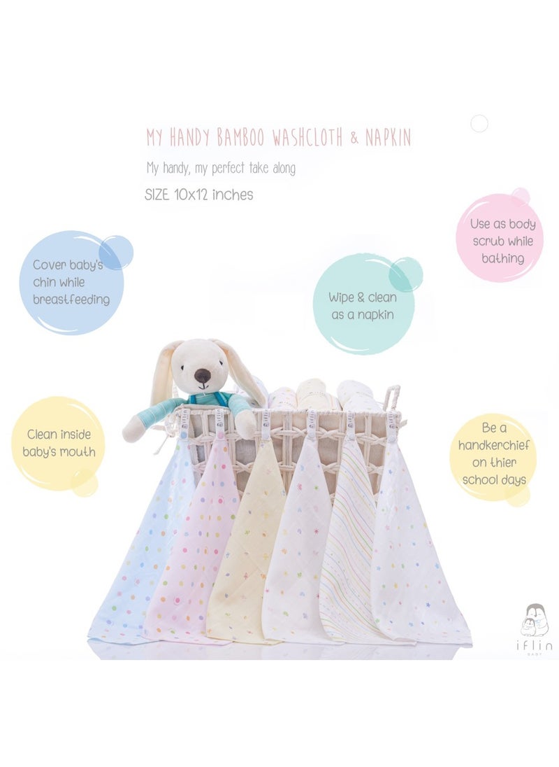 My Handy Bamboo Washcloth & Napkin 10