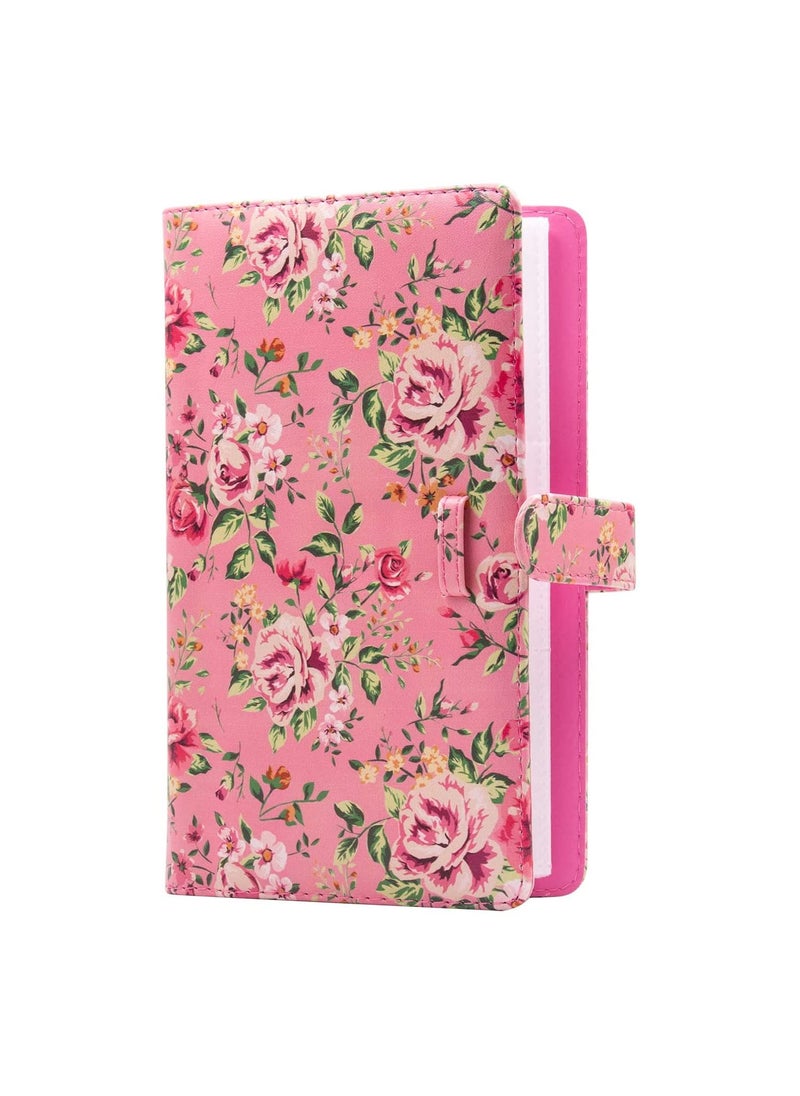 ZENKO 2x3 inch Mini Photo Album 96 Photo Pocket Storage Album for Instant mini film used in Mini 12119 9070Liplay Evo Mini film 3 Photo CardsTickets Business CardsPink rose