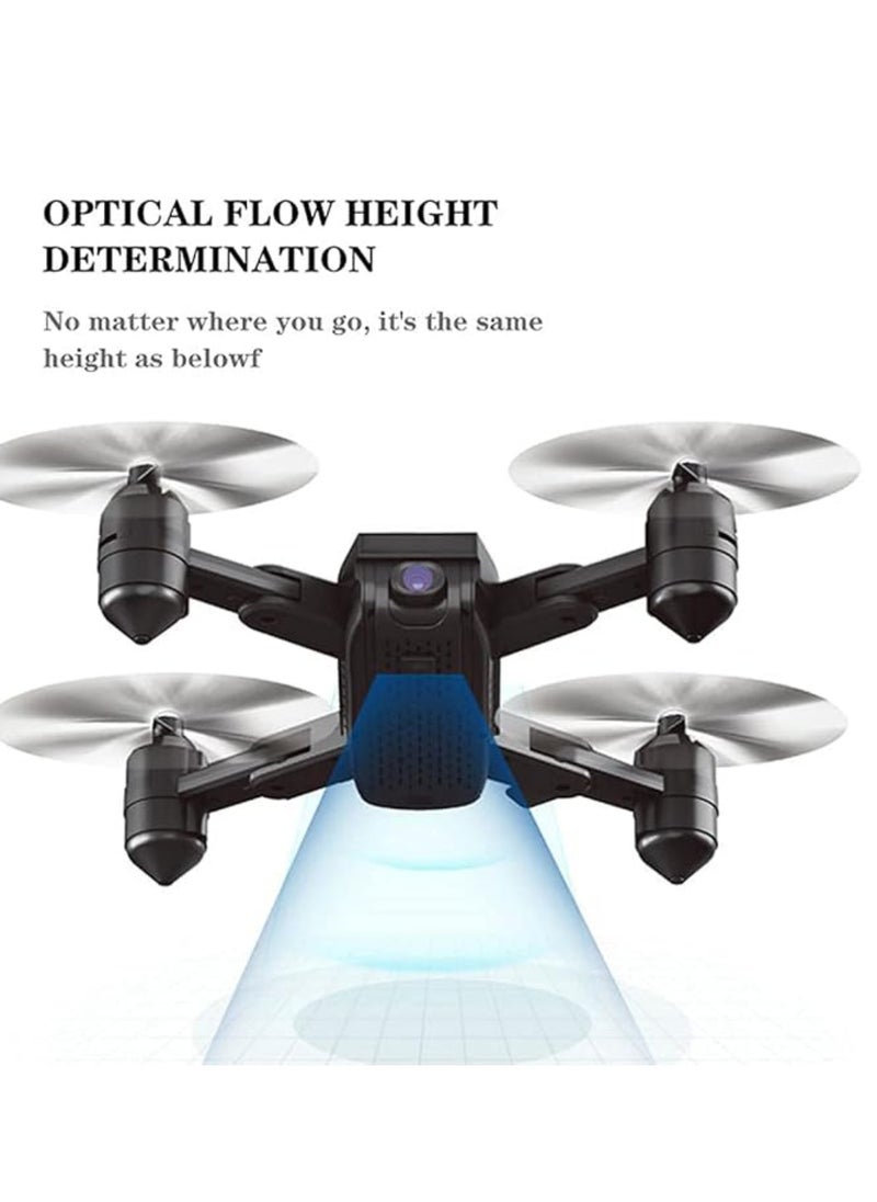 Mini Drone RC Drone Multifunctional P10 Follow Me, Gesture Control, Gesture Photo, Gesture Recording, Altitude Hold, One Key Lift, Route Planning & Auto Home Black