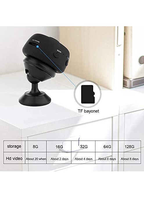 WiFi CCTV Security Camera for Home Outdoor High HD Focus Magnet Mini WiFi Magnetic Live Stream Night Vision IP Wireless 1080P Audio Video Camera for Home Offices Security