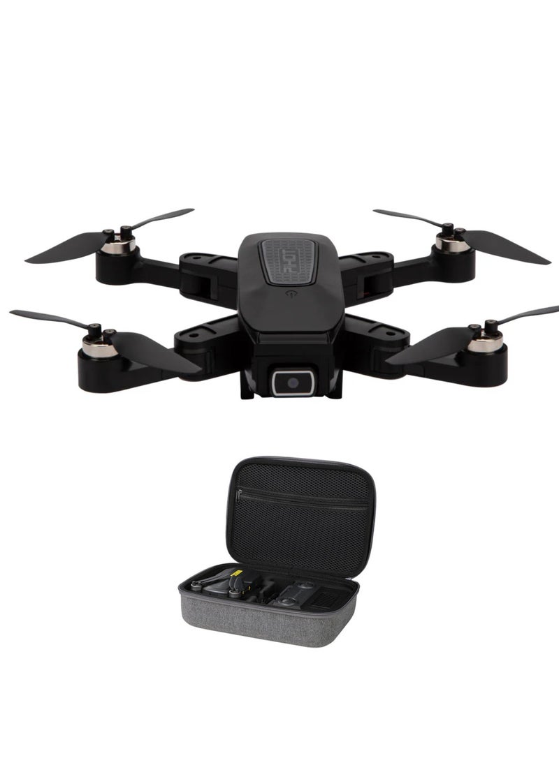 Portable GPS Drone With Remote Control Mini Drone Multifunctional P30 Drone Brushless Motor, Visual Poisoning, Smart Return, Follow Me, Fly Around & Route Planning RC Drone Black