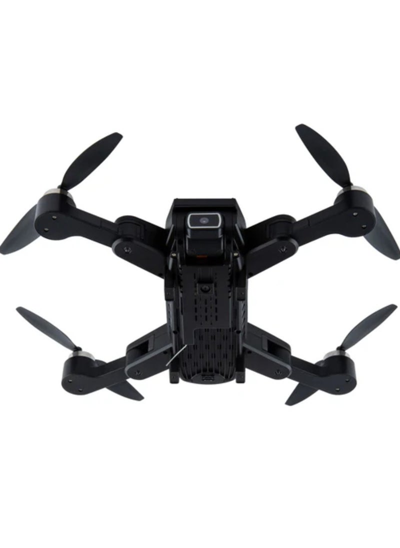 Portable GPS Drone With Remote Control Mini Drone Multifunctional P30 Drone Brushless Motor, Visual Poisoning, Smart Return, Follow Me, Fly Around & Route Planning RC Drone Black
