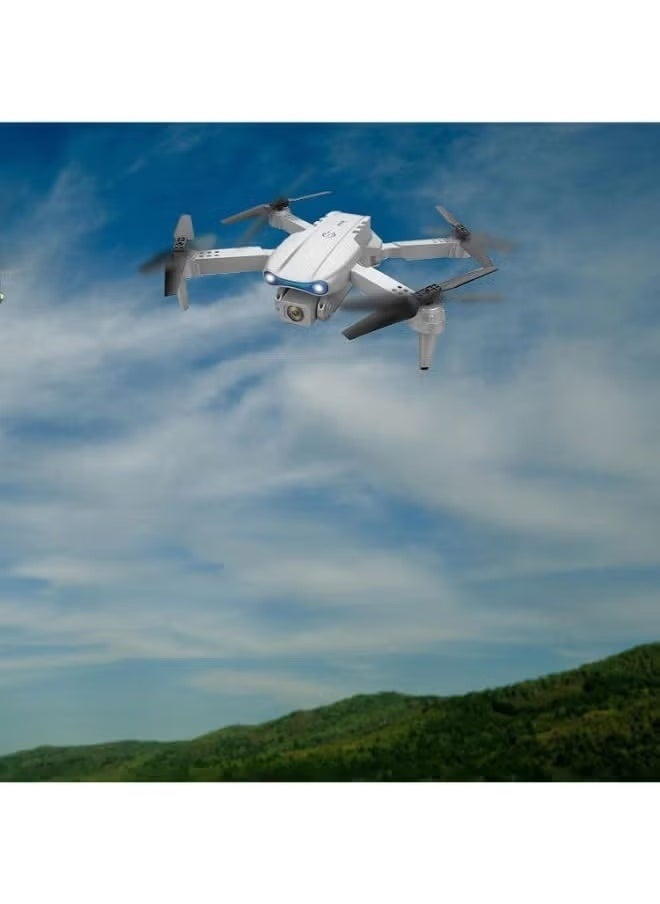 E99 Pro 4K HD Drone Camera Foldable Aerial drone aircraft for Beginners Real-Time Transmission 360° Roll, Long Battery Life Headless Mode Trajectory Flight One Key Return