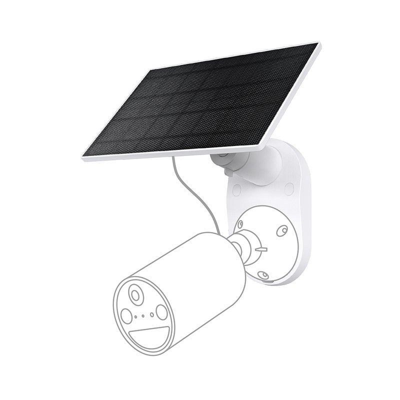 Tapo A201 Solar Panel for Tapo Battery Cameras with Non-Stop Power Supply, High-Efficiency Solar Cells, Flexible Installation, IP65 Weatherproofing, and Angle-Adjustable Mounting Bracket for Continuous Surveillance