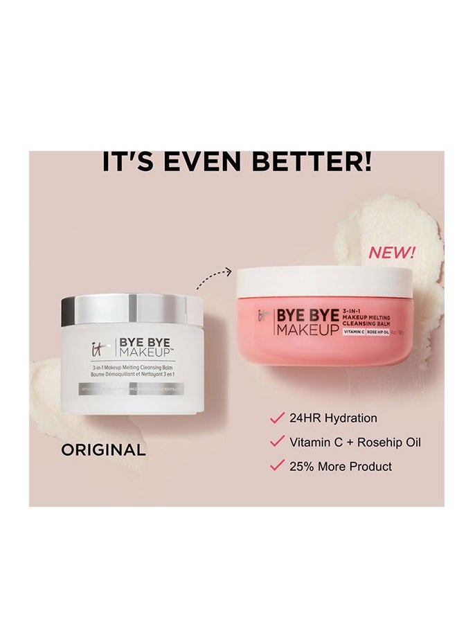 IT Cosmetics Bye Bye Makeup Cleansing Balm - 3-in-1 Makeup Remover