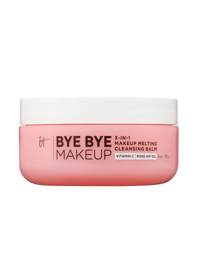 IT Cosmetics Bye Bye Makeup Cleansing Balm - 3-in-1 Makeup Remover