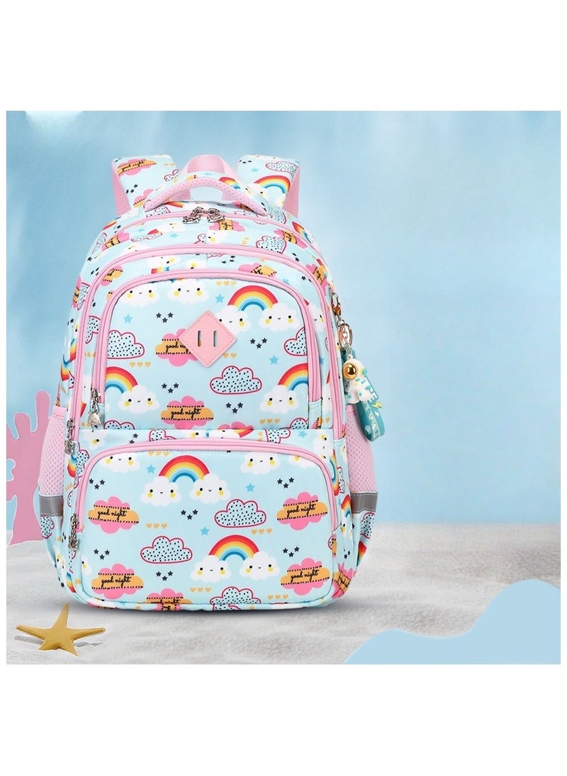 Personalized Printed Student Backpack 3-6 Grade Digital Printed Pattern Lightening Student Backpack Large Capacity 32.5*43*14.5CM