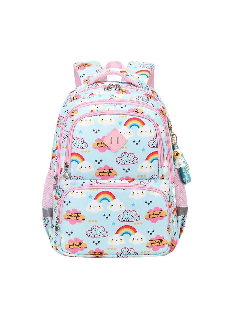 Personalized Printed Student Backpack 3-6 Grade Digital Printed Pattern Lightening Student Backpack Large Capacity 32.5*43*14.5CM