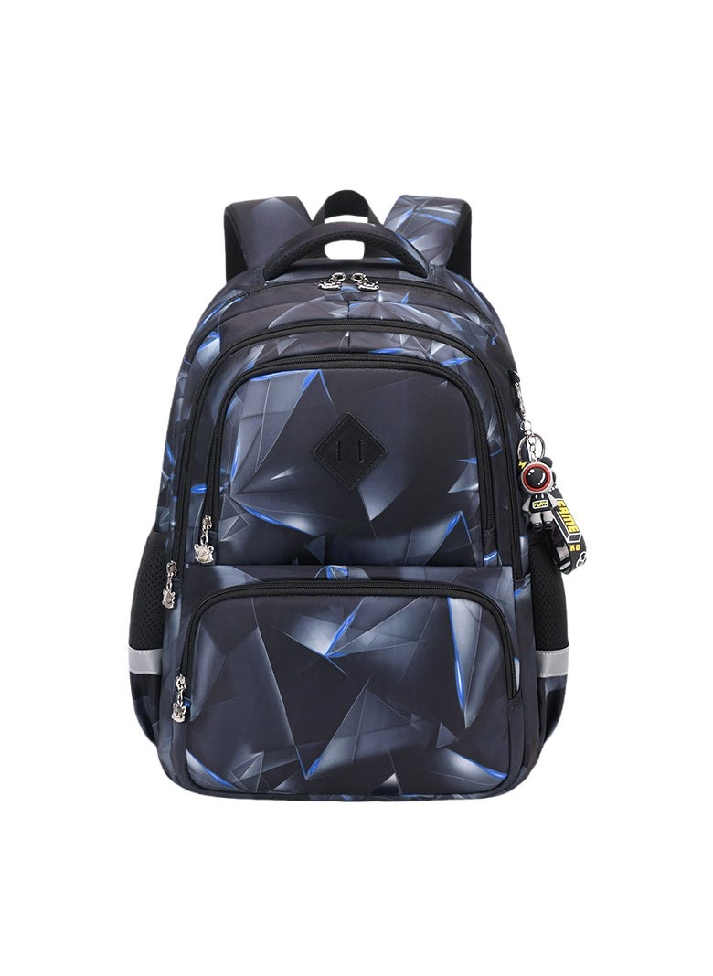 Personalized Printed Student Backpack 3-6 Grade Digital Printed Pattern Lightening Student Backpack Large Capacity 32.5*43*14.5CM