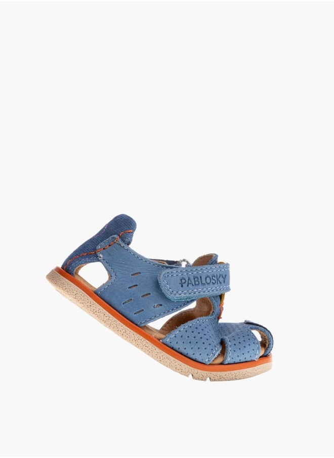 Boys Strap Sandals With Hook And Loop Closure