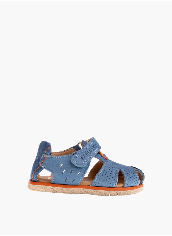Boys Strap Sandals With Hook And Loop Closure