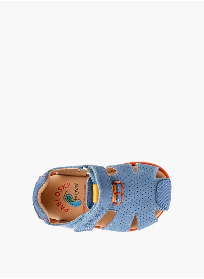 Boys Strap Sandals With Hook And Loop Closure