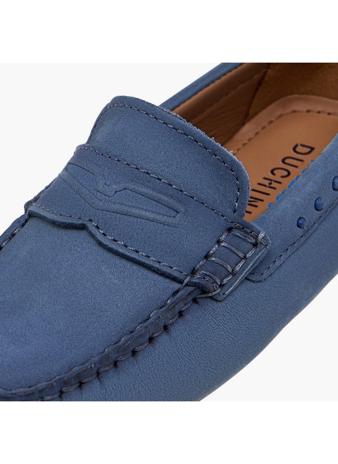 Boys Solid Slip-On Mocassin