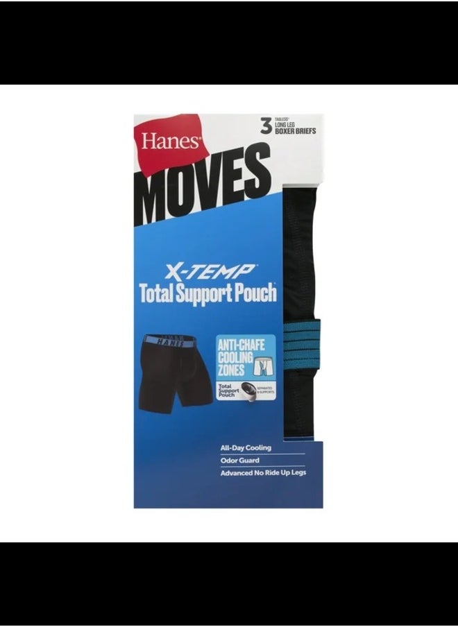 MTSPL3 Long Leg Boxer Mens Hanes P3 MRL Moves NS TSP