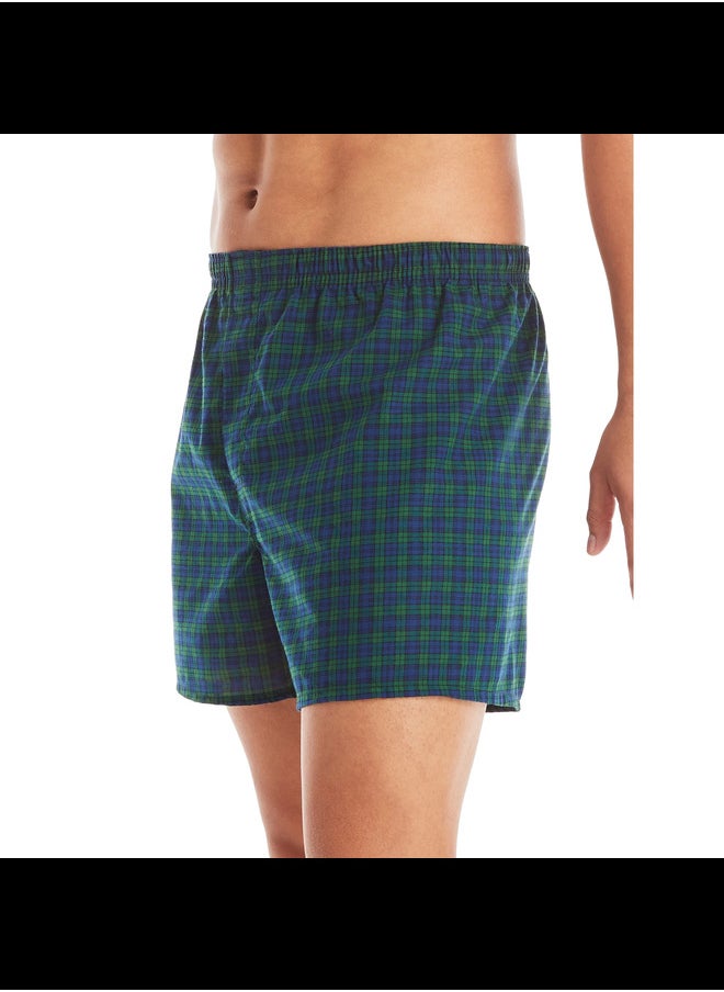 Boxer Mens Hanes P3 Tartan WM Footprint 833P3