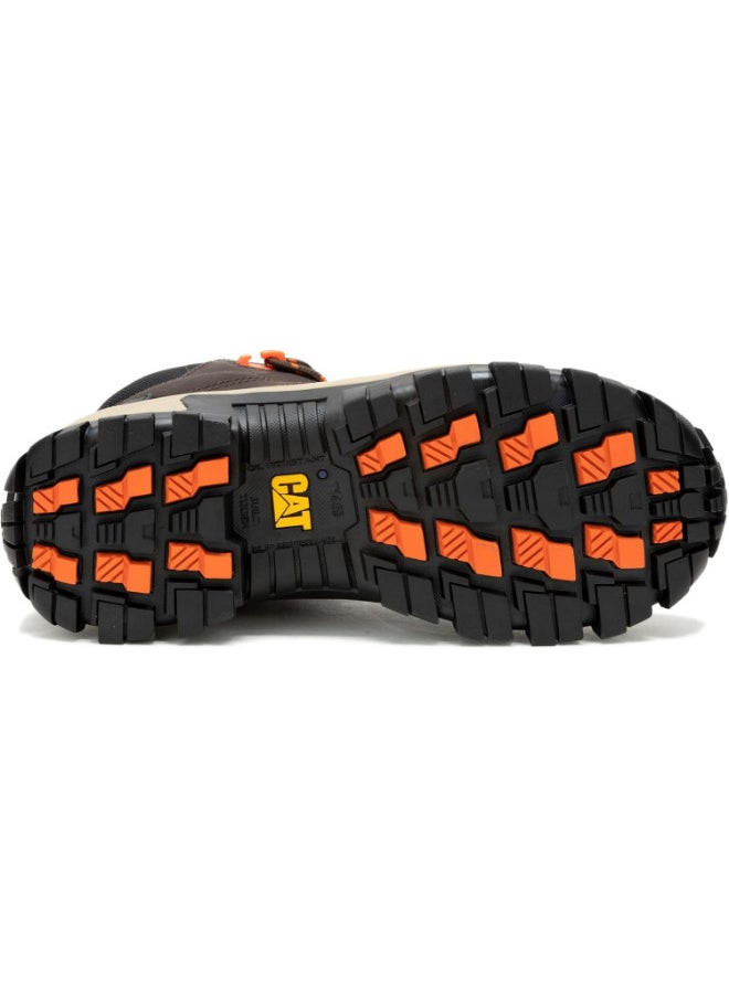 020-1375 Caterpillar Men Casual  Boots  Invader Mid 91663 Dark Brown