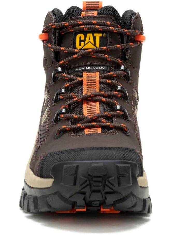 020-1375 Caterpillar Men Casual  Boots  Invader Mid 91663 Dark Brown