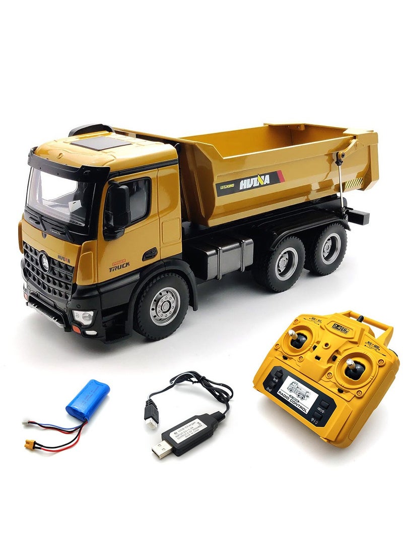 Huina 1582 1:14 All Metal Heavy Duty Dump Truck Toy (2025 Model)