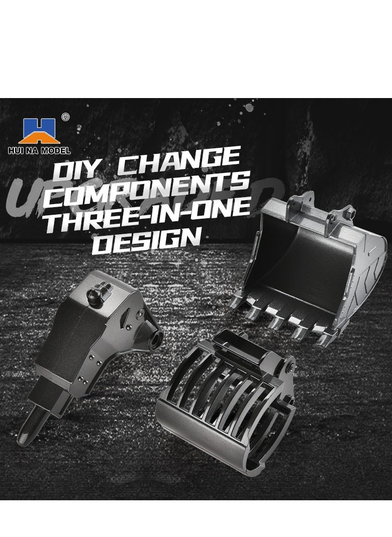 Huina 1580 RC Fully Metal Excavator (V4) (2025 Model)
