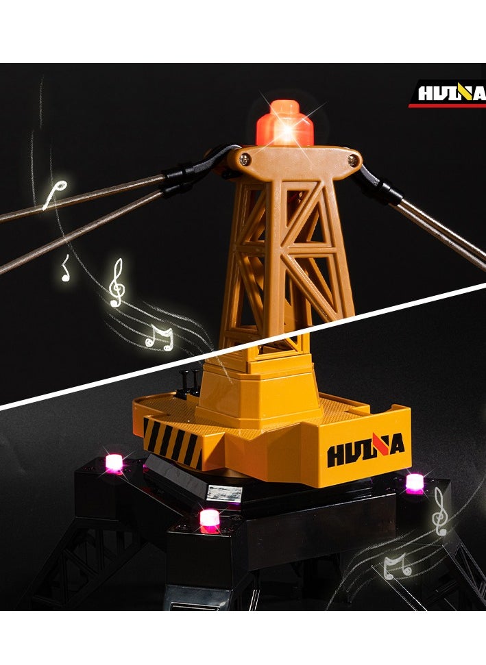 Toucan RC Hobby HUINA Toys 1585 RC 1/14 12CH Lifting Tower Crane Model 2.4G Radio Battery