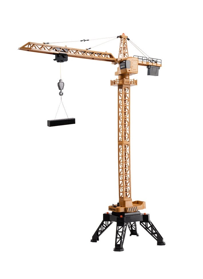Toucan RC Hobby HUINA Toys 1585 RC 1/14 12CH Lifting Tower Crane Model 2.4G Radio Battery
