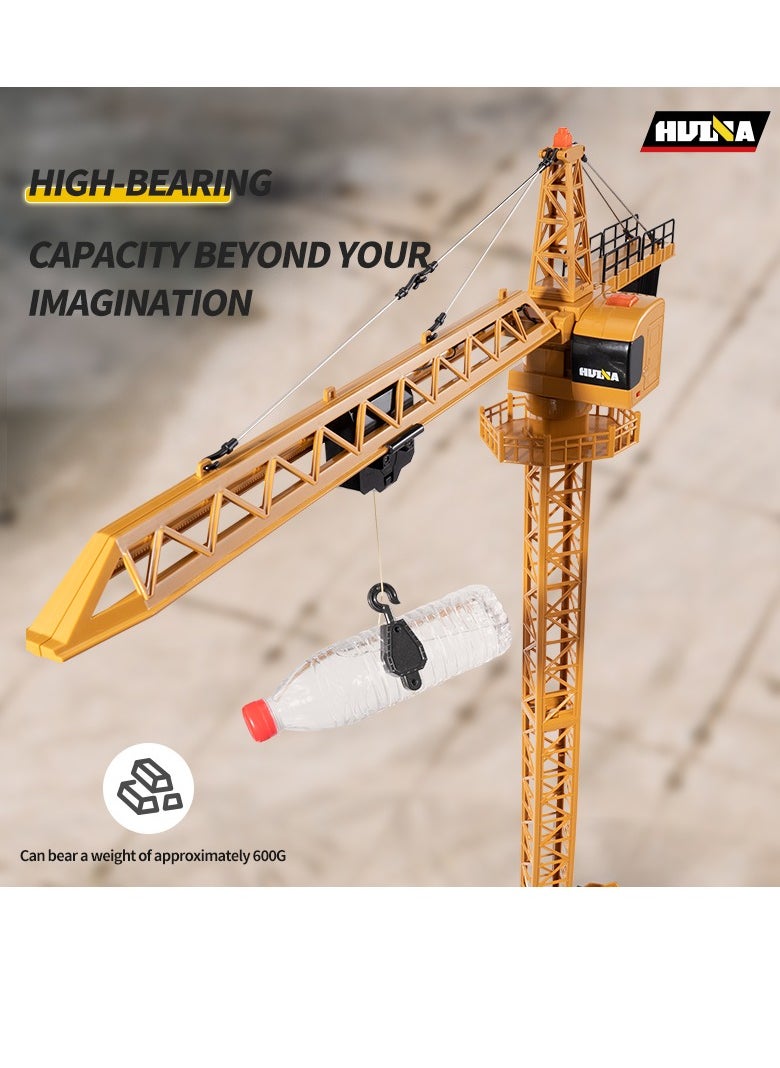 Toucan RC Hobby HUINA Toys 1585 RC 1/14 12CH Lifting Tower Crane Model 2.4G Radio Battery
