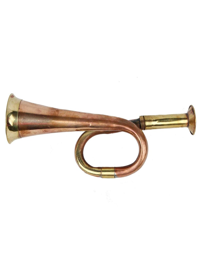 Queen export Best Gifts Kids Toys Real baby Bugle to Play Pure Brass Handicraft Gift 6 Inch