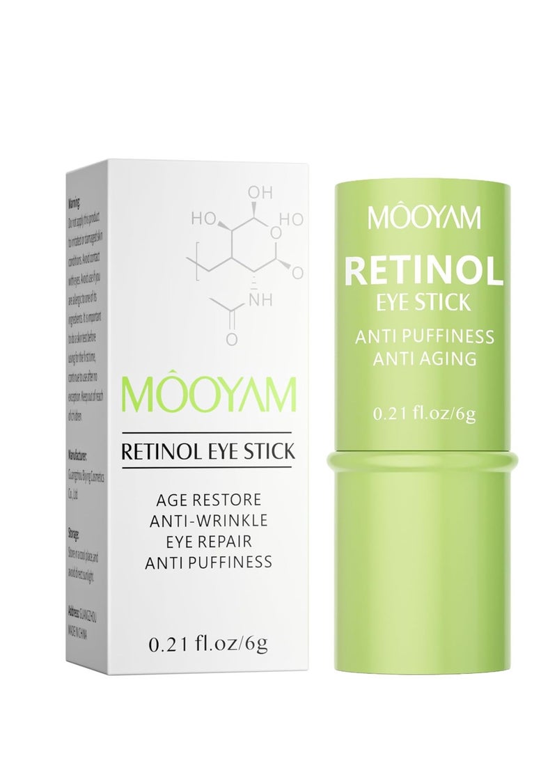 Retinol Eye Stick Retinol Eye Cream Brightening Eye Balm Reduces Fine Lines and Dark Circles Visible Results Anti-Wrinkle Hydrating Eye Stick in 3-4 Weeks