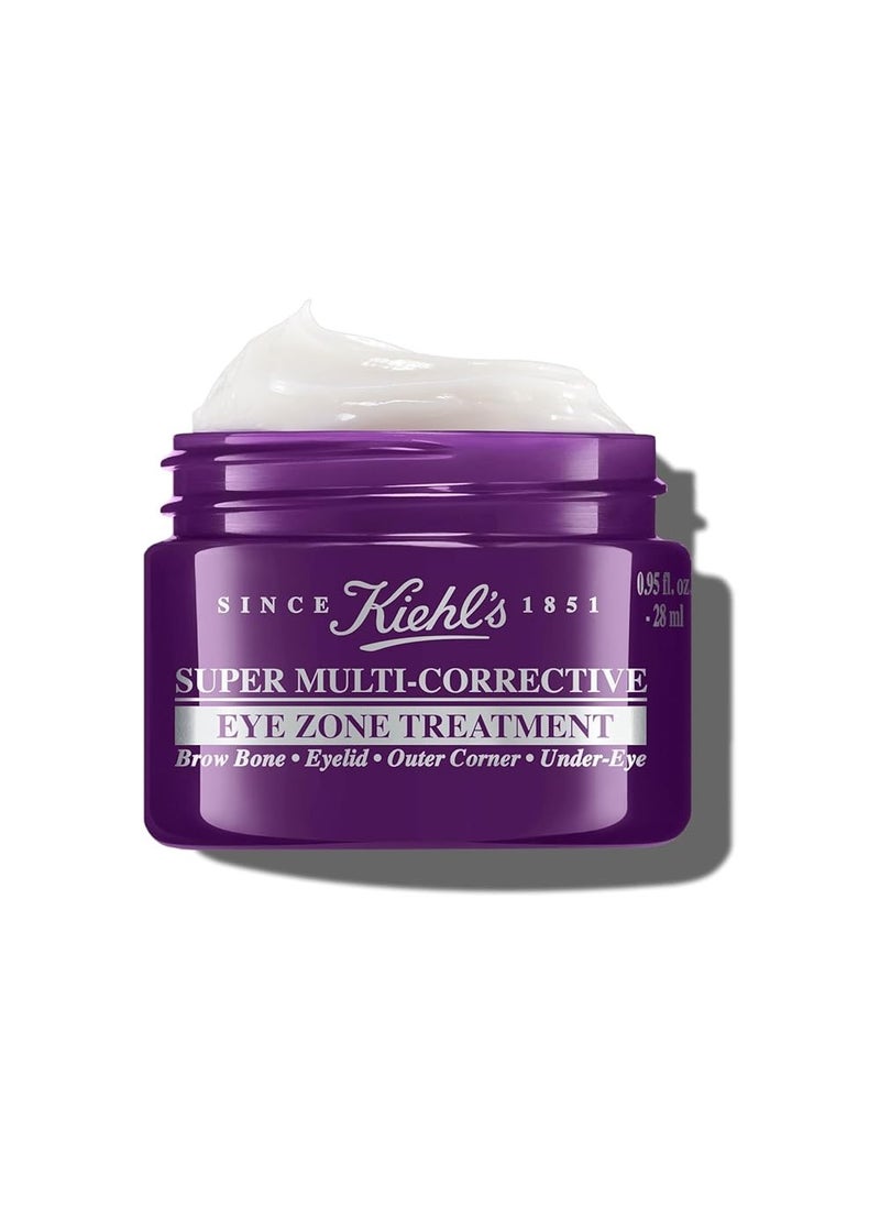 Kiehl's Super Multi-Corrective Eye Cream, Anti-Aging Cream that Lifts Brow Bone Area, Smooths and Firms Eye Lids, Bilberry Seed Extract and Collagen Peptide for Tighter and Smoother Looking Skin