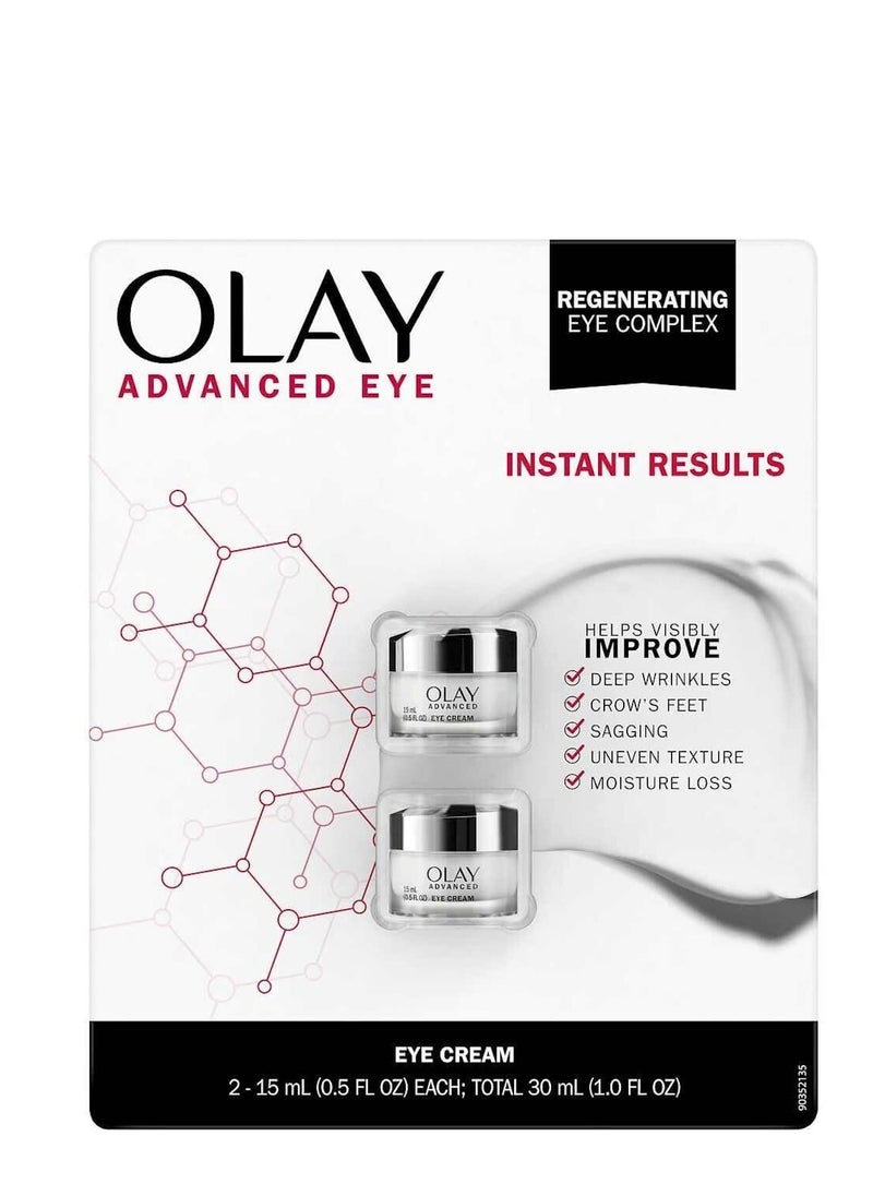 Olay Advanced Eye Cream, 0.5 oz (Pack of 2) (1.0oz)