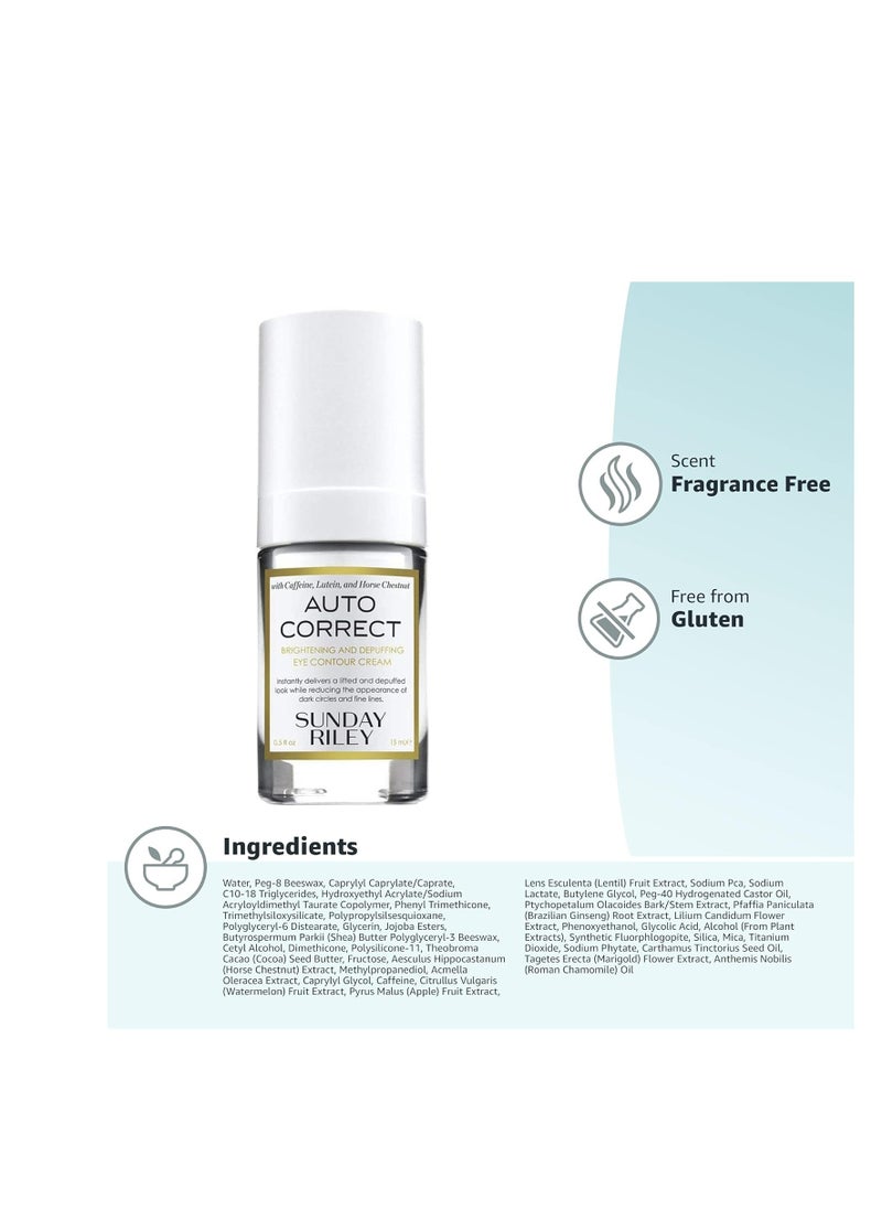 Sunday Riley Auto Correct Eye Cream