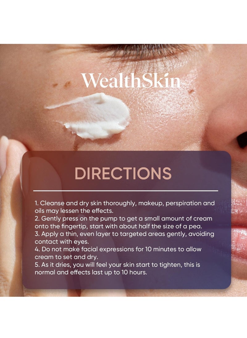 Instant Rapid Wrinkle Eye Cream: Temporary Effects Firm & Lift Under Eye Bags and Reduction Puffiness and Remover Dark Circles - 60 Second Tightener 30mL