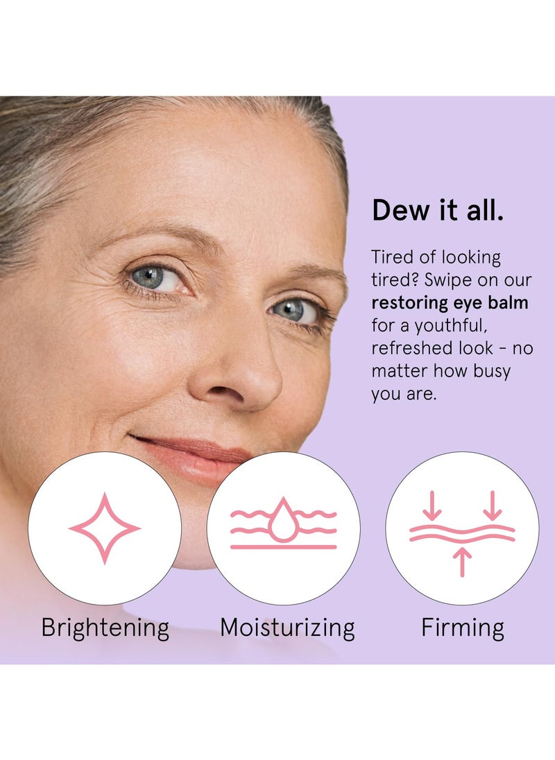 grace & stella Under Eye Brightener Balm Stick - Retinol & Caffeine Eye Cream with for Dark Circles, Puffiness, Wrinkles - Instantly Hydrate and Brighten Undereye Area - Vegan Skincare (0.13oz / 3.5g)