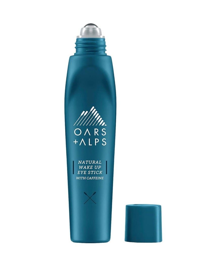Oars + Alps Wake Up Eye Roller and Eye Depuffer, Dermatologist Tested Skin Care Infused with Caffeine and Aloe Vera, TSA Friendly, 0.5 Oz