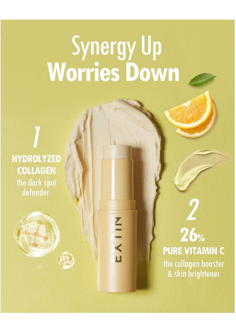 KAHI BALM SEIRES | Extin C Balm Stick - Vitamin C Infused Moisturizer Stick & Makeup Balm Multi Balm |Starter & Finishing Balm for Skin Brightening & Fine Lines (0.32 fl oz)