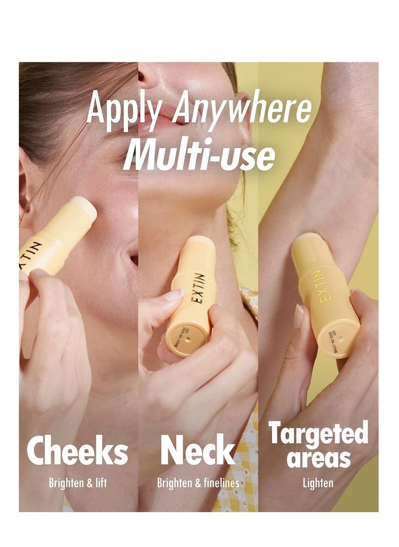 KAHI BALM SEIRES | Extin C Balm Stick - Vitamin C Infused Moisturizer Stick & Makeup Balm Multi Balm |Starter & Finishing Balm for Skin Brightening & Fine Lines (0.32 fl oz)
