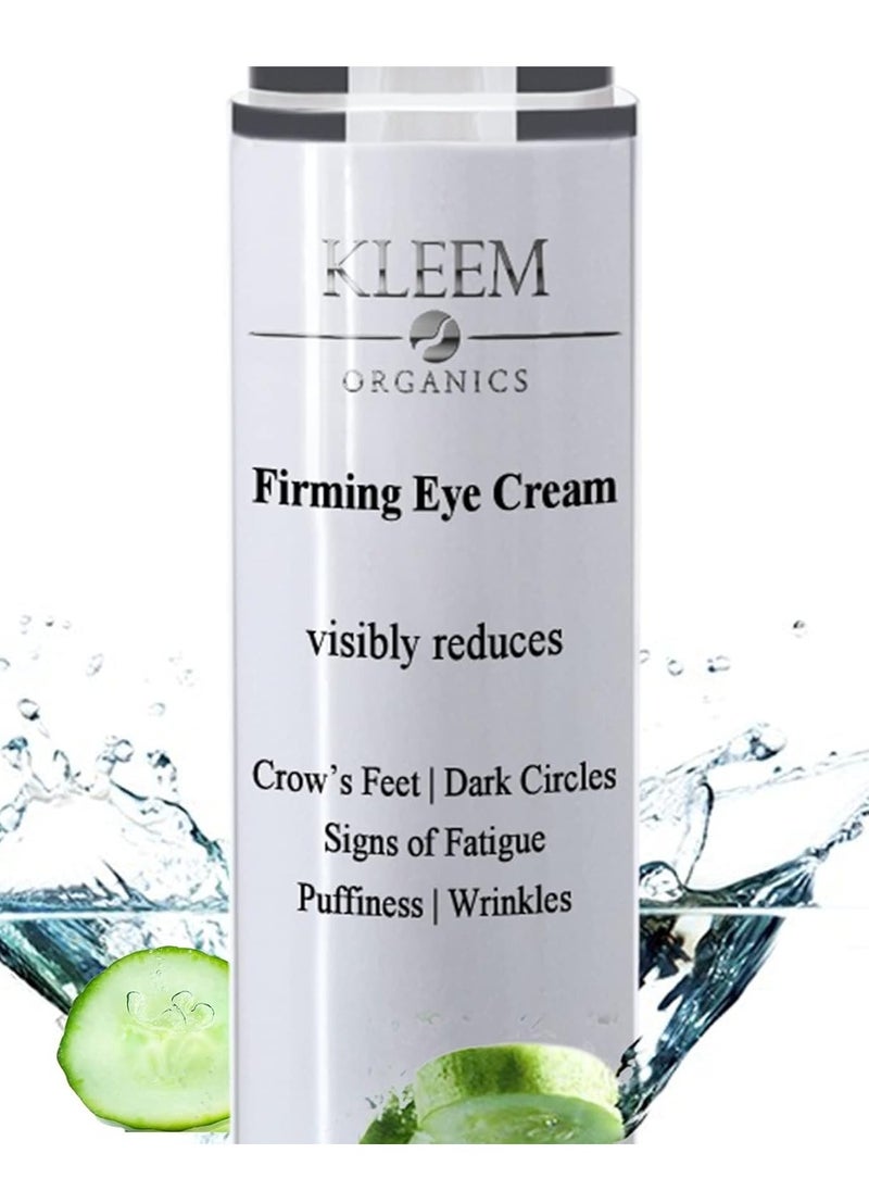 Anti Wrinkle Eye Cream for Dark Circles & Puffiness with Peptides and Niacinamide that Reduces Eye Bags, Crow's Feet, Fine Lines & Sagginess - Natural Under Eye Cream for Wrinkles - Eye Serum 15ML