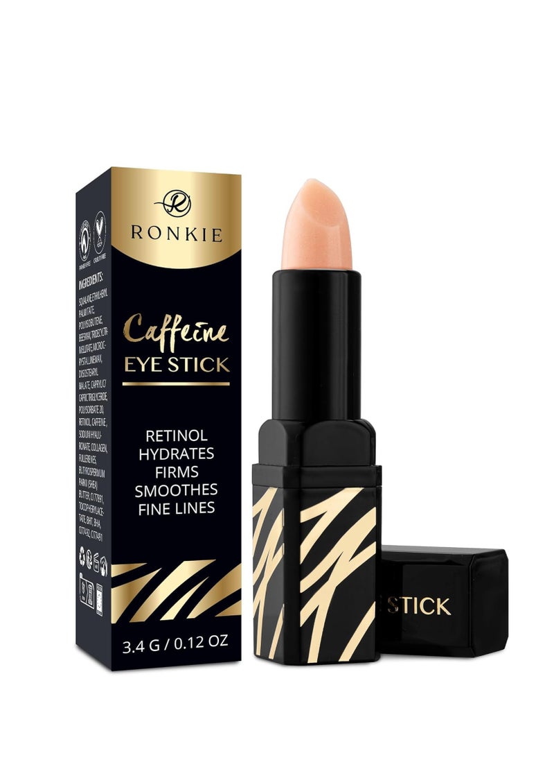 Caffeine Eye Cream for Dark Circles: Caffeine Eye Stick - Smooth Fine Lines and Hydrate Eye Area
