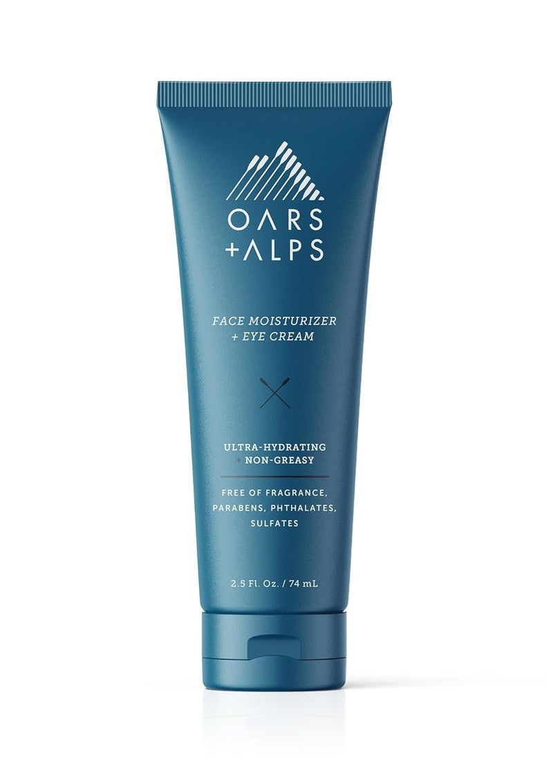 Oars + Alps Face Moisturizer and Eye Cream, Easter Basket Stuffer, Hydrates Skin with Shea Butter and Jojoba Oil, Anti Aging, Vegan and Gluten Free