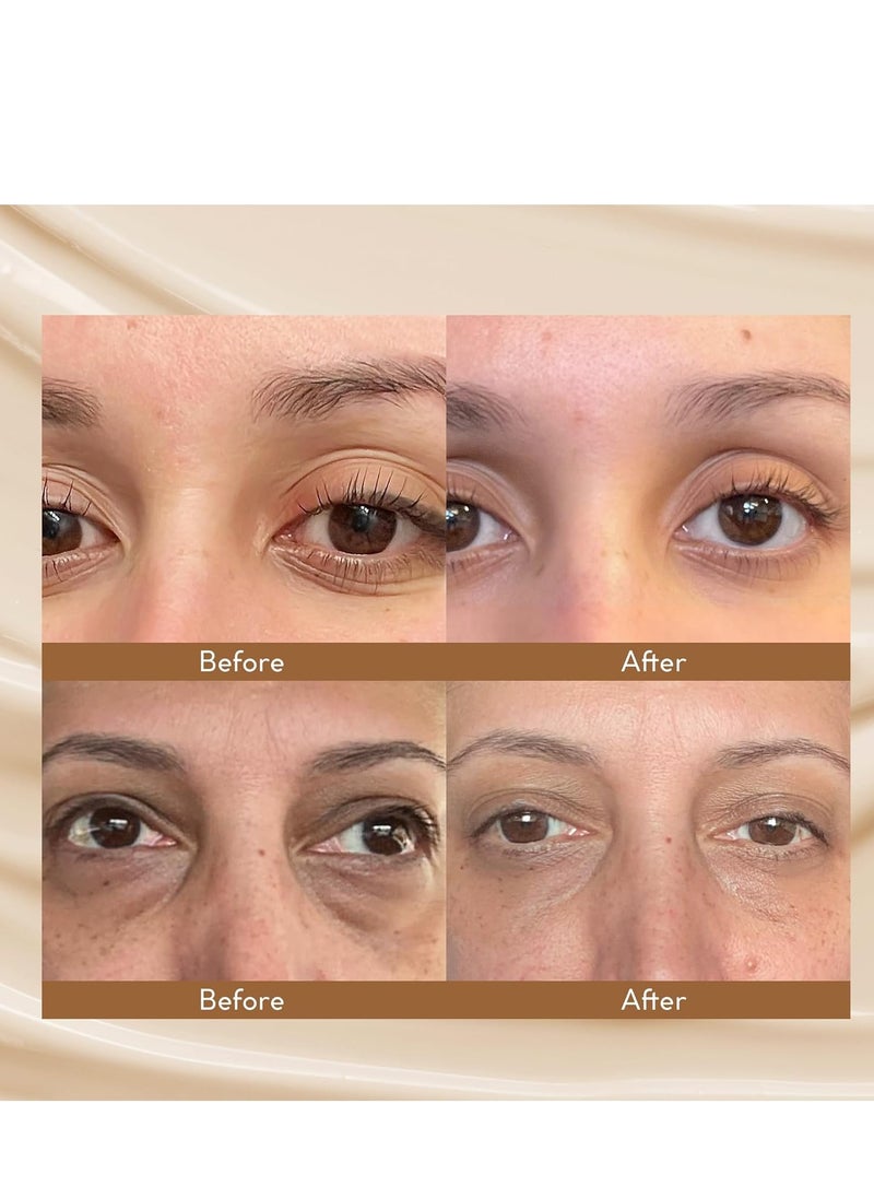 VELAMO ADVANCED Caffeine Eye Cream: for Dark Circles Puffiness Under Eye Bags Wrinkles Fine Lines 0.5 OZ/15g