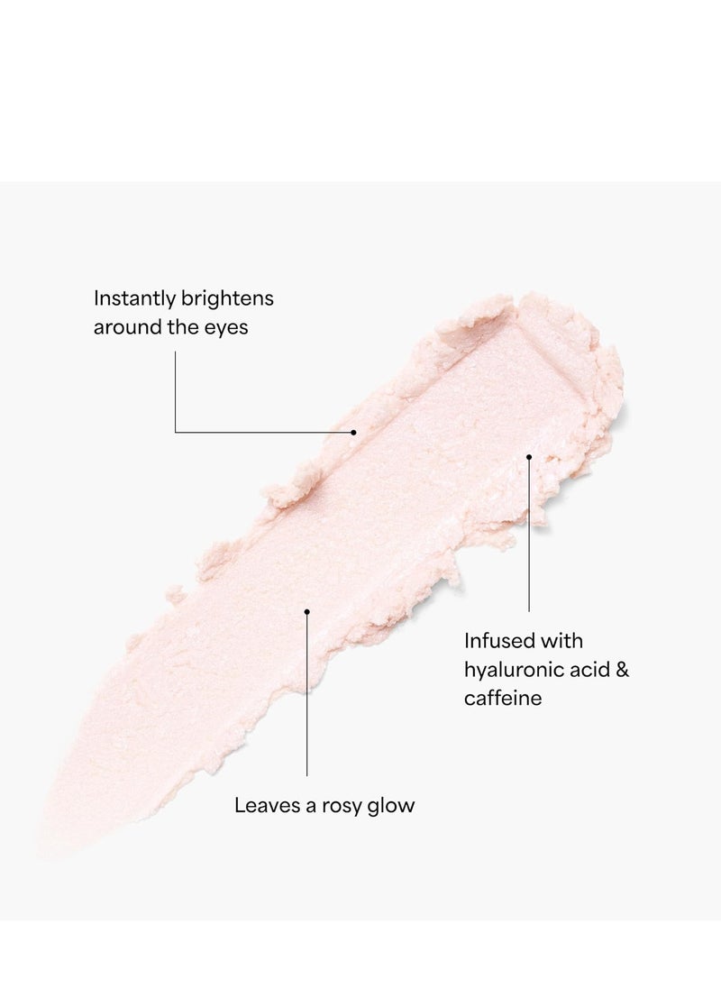 TULA Skin Care Eye Balm Rose Glow - Dark Circle Treatment, Instantly Hydrate and Brighten Undereye Area, Portable and Perfect to Use On-the-go, 0.35 oz.