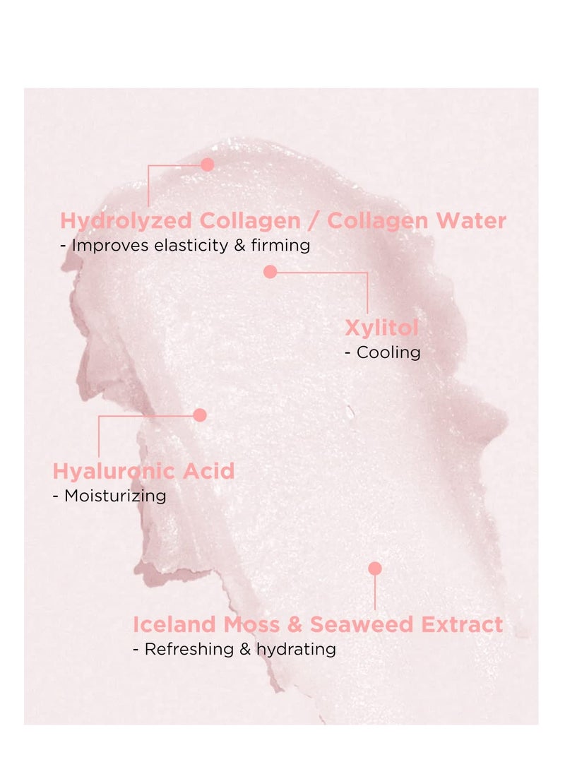 The SAEM Iceland Hydrating Collagen Eye Stick - Anti-wrinkle Moisturizing Eye Balm for Saggy Skin – Under Eye Treatment - Balm to Smooth Skin Texture - Rose Scent, 0.24oz 2 Pack