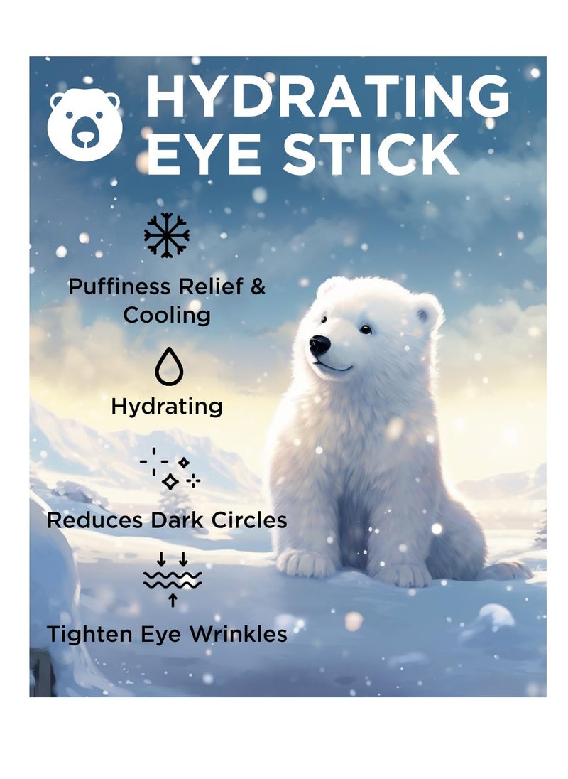 The SAEM Iceland Hydrating & Collagen Eye Stick 2 Pack - Cooling & Anti-Wrinkle Eye Balm for Dark Circles and Puffiness – Under Eye Treatment - Reduce Wrinkles and Moisturizing - Duo Set