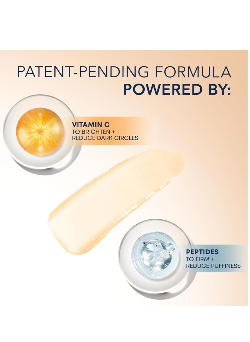 RoC Multi Correxion Revive + Glow Vitamin C Eye Balm (0.14 oz) with Retinol Eye Cream Packette