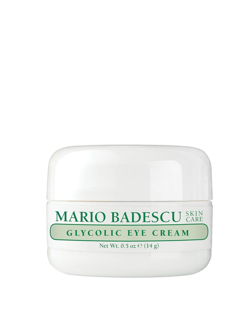 Mario Badescu Eye Cream for Dark Circles and Puffiness – Hyaluronic, Caffeine or Glycolic – Hydrating, Firming and Anti Aging Overnight Under Eye Care Treatment for Fine Lines and Wrinkles