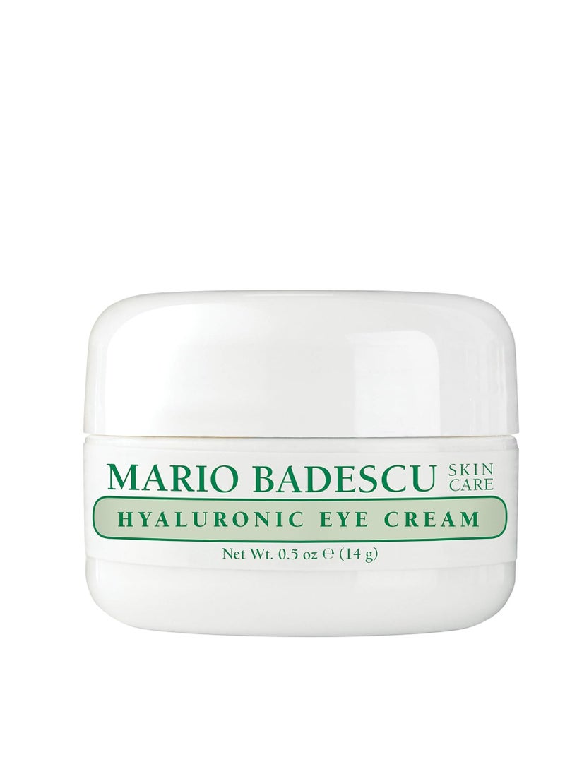 Mario Badescu Eye Cream for Dark Circles and Puffiness – Hyaluronic, Caffeine or Glycolic – Hydrating, Firming and Anti Aging Overnight Under Eye Care Treatment for Fine Lines and Wrinkles