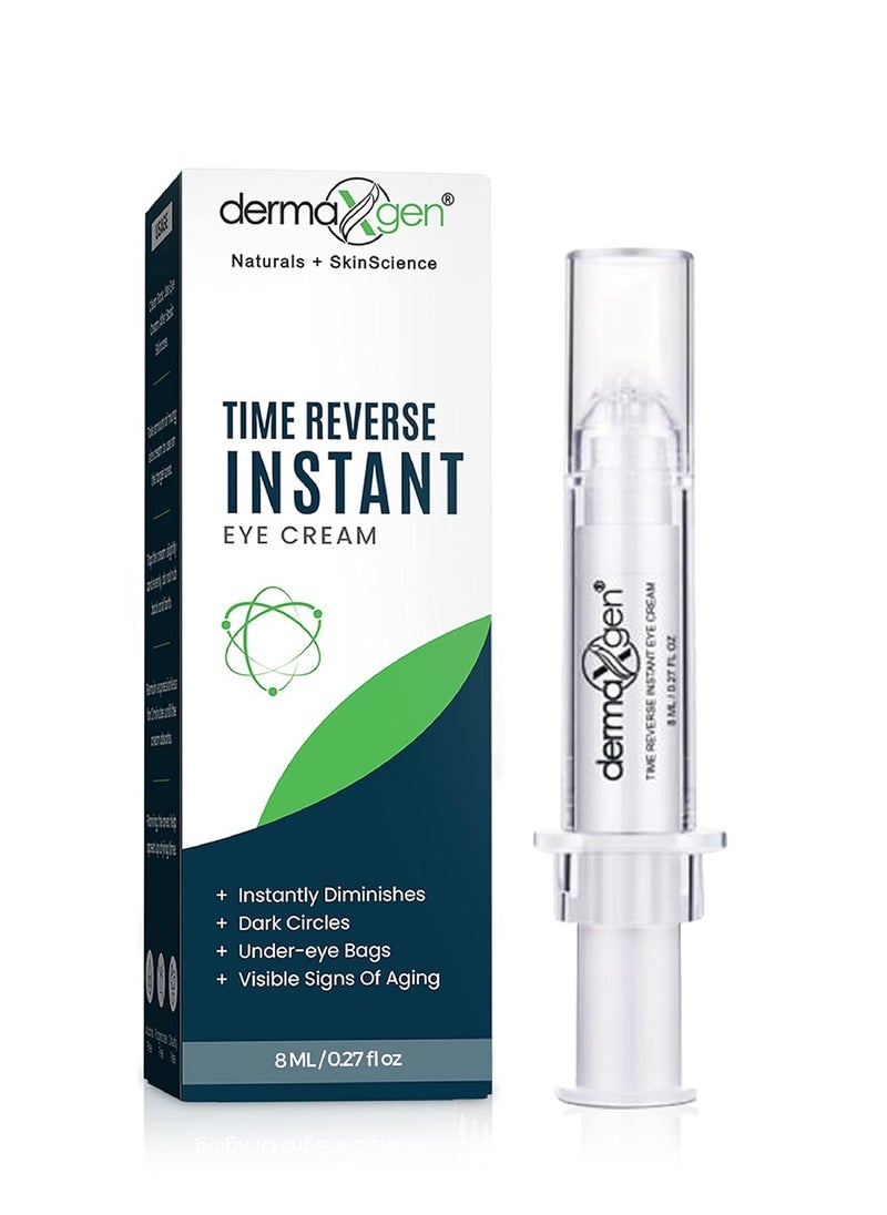Puffy Eye Treatment Time Reverse Instant Anti-aging Eye Cream New Advanced Formula - Visibly Reduce Under-eye Bags, Wrinkles, Dark Circles, Fine Lines & Crow's Feet Instantly - 8ml