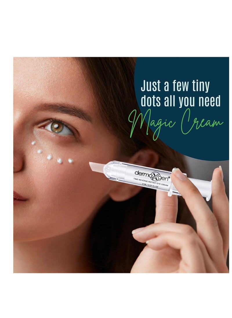 Puffy Eye Treatment Time Reverse Instant Anti-aging Eye Cream New Advanced Formula - Visibly Reduce Under-eye Bags, Wrinkles, Dark Circles, Fine Lines & Crow's Feet Instantly - 8ml