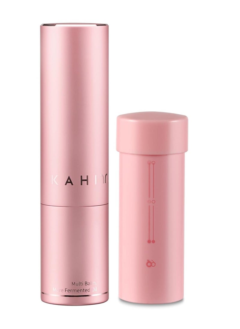 KAHI Wrinkle Bounce Multi Balm - REFILLABLE EDITION + Refill Kit | All-in-One Hydrating Lip Balm Eye Neck Cream Make Up Base & Face Mist Moisture Balm Stick Daily Face Moisturizer (0.32 oz)